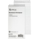 Ampad Earthwise Reporter's Notebook - 70 Sheets - Wire Bound - Front Ruling Surface - 0.34" Ruled - 15 lb Basis Weight - 4" x 8"
