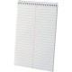 Ampad Gregg-ruled White Steno Book - 80 Sheets - Wire Bound - Ruled Margin - 15 lb Basis Weight - 6" x 9" - White Paper - Chipbo