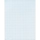 TOPS Graph Pad - 50 Sheets - Both Side Ruling Surface - 20 lb Basis Weight - Letter - 8 1/2" x 11" - White Paper - 1 / Pad