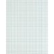 TOPS Cross Section Pad - Letter - 50 Sheets - Glue - Both Side Ruling Surface - 20 lb Basis Weight - Letter - 8 1/2" x 11" - Whi