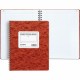 TOPS Engineer's Research & Computation Book - 76 Sheets - Wire Bound - 9 1/2" x 11 3/4" - Ivory Paper - Red Cover - Numbered, He