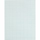 TOPS Cross-Section Pad - 50 Sheets - Glue - Blue Margin - 20 lb Basis Weight - Letter - 8 1/2" x 11" - White Paper - Unpunched -