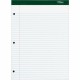TOPS Double Docket Rigid Back Legal Pads - 100 Sheets - Stapled/Glued - Ruled Margin - 16 lb Basis Weight - 8 1/2" x 11 3/4" - W