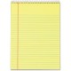 TOPS Docket Perforated Wirebound Legal Pads - Letter - 70 Sheets - Wire Bound - 0.34" Ruled - 16 lb Basis Weight - Letter - 8 1/