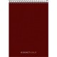 TOPS Docket Heavyweight Wirebound Planner - 70 Sheets - Wire Bound - 20 lb Basis Weight - 8 1/2" x 11 3/4" - White Paper - Burgu
