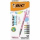 BIC Brite Liner Grip Highlighters, Assorted, 12 Pack - 1.6 mm Marker Point Size - Chisel Marker Point Style - Assorted, Pastel Y