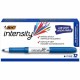 BIC Intensity Fine Point Whiteboard Marker - Fine Marker Point - Blue - 1 Dozen