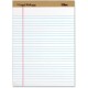 Tops The Legal Pad 71533 Notepad - 50 Sheets - Letter - 8 1/2" x 11" - White Paper - Perforated - 1 Dozen
