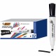 BIC Intensity Low Odor Dry Erase Markers - Chisel Marker Point Style - Black - 1 Dozen