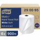 Tork Matic Hand Towel Roll White H1 - Tork Matic Soft Hand Towel Roll, White, Advanced, H1, Long-Lasting, High Absorbency, High 