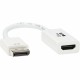 Tripp Lite by Eaton DisplayPort to HDMI Active Adapter Video Converter (M/F), 4K 60 Hz, DP 1.2, HDCP 2.2, 6 in. - DisplayPort/HD