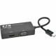 Eaton Tripp Lite Series Keyspan Mini DisplayPort to VGA/DVI/HDMI All-in-One Video Converter Adapter, 4K 30Hz HDMI, DP1.2, Black,