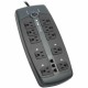 Tripp Lite by Eaton Protect It! 10-Outlet Surge Protector, 8 ft. (2.43 m) Cord with Right-Angle Plug, 2395 Joules, Tel/DSL Prote