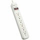 Eaton Tripp Lite Series Protect It! 6-Outlet Surge Protector, 6 ft. Cord, 790 Joules, Diagnostic LED, Light Gray Housing - 6 x N