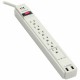 Tripp Lite by Eaton Protect It! 6-Outlet Surge Protector, 6 ft. (1.83 m) Cord, 990 Joules, 2 x USB Charging ports (2.1A), Gray H
