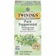 Twinings of London Pure Peppermint Herbal Tea Bag - 1.8 oz - 25 / Box