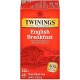 Twinings of London English Breakfast Black Tea Bag - 25 Cup - 25 / Box