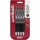 uniball 207 Gel Pen - Ultra Micro Pen Point - Conical Pen Point Style - Refillable - Retractable - Black Gel-based, Pigment-base