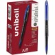 uni Air Porous Point Pen - Medium Pen Point - 0.7 mm Pen Point Size - Conical Pen Point Style - Blue Hybrid Ink - Black Barrel -