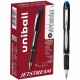 uni Jetstream Ballpoint Pens - Medium Pen Point - 1 mm Pen Point Size - Blue Pigment-based Ink - Black Stainless Steel Barrel - 
