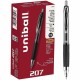uniball 207 Gel Pen - Medium Pen Point - 0.7 mm Pen Point Size - Conical Pen Point Style - Refillable - Retractable - Black Pigm