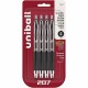 uniball 207 Gel Pen - Medium Pen Point - 0.7 mm Pen Point Size - Refillable - Retractable - Black Gel-based Ink - Plastic Barrel