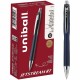 uni Jetstream RT Ballpoint Pen - Fine Pen Point - 0.7 mm Pen Point Size - Retractable - Black - Blue Barrel - 1 Dozen