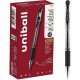 uniball Gel Grip Pens - Medium Pen Point - 0.7 mm Pen Point Size - Black Gel-based Ink - 1 Dozen