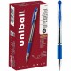 uniball Gel Grip Pens - Medium Pen Point - 0.7 mm Pen Point Size - Blue Gel-based Ink - 1 Dozen
