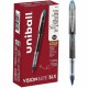 uniball Vision Elite BLX Rollerball Pen - Micro Pen Point - 0.5 mm Pen Point Size - Black/Blue Pigment-based Ink - 1 Dozen