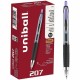 uniball 207 Gel Pen - Medium Pen Point - 0.7 mm Pen Point Size - Refillable - Retractable - Violet Gel-based Ink - Translucent B
