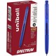 uni Spectrum Gel Pen - Medium Pen Point - 0.7 mm Pen Point Size - Blue Gel-based Ink - 1 Dozen