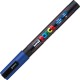 uni Posca PC-3M Paint Markers - Fine Marker Point - Blue Water Based, Pigment-based Ink - 6 / Pack