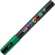 uni Posca PC-3M Paint Markers - Fine Marker Point - Green Water Based, Pigment-based Ink - 6 / Pack