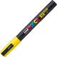 uni Posca PC-3M Paint Markers - Fine Marker Point - Yellow Water Based, Pigment-based Ink - 6 / Pack
