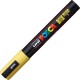 uni Posca PC-5M Paint Markers - Medium Marker Point - Yellow Water Based, Pigment-based Ink - 6 / Pack