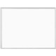 U Brands Melamine Dry Erase Board - 35" (2.9 ft) Width x 47" (3.9 ft) Height - White Melamine Surface - Silver Aluminum Frame - 