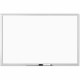 U Brands Magnetic Dry Erase Board - 23" (1.9 ft) Width x 35" (2.9 ft) Height - White Painted Steel Surface - Silver Aluminum Fra