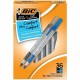 BIC Round Stic Grip Xtra-Comfort Medium Ball Point Pen, Assorted, 36 Pack - Medium Pen Point - 1.2 mm Pen Point Size - Assorted 