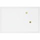 U Brands Magnetic Dry Erase Board - 20" (1.7 ft) Width x 30" (2.5 ft) Height - White Painted Steel Surface - White Wood Frame - 