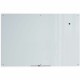 U Brands Magnetic Glass Dry Erase Board - 47" (3.9 ft) Width x 70" (5.8 ft) Height - Frosted White Tempered Glass Surface - Rect