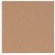 U Brands Cork Canvas Bulletin Board - 23" X 23" , Natural Cork Surface - Self-healing, Durable, Mounting System, Tackable, Frame