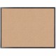 U Brands Cork Bulletin Board - 47" X 35" , Natural Cork Surface - Self-healing, Durable, Mounting System, Tackable, Sturdy - Bla