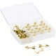 U Brands Metal Arrow Push Pins - 0.38" Shank - 0.88" Head - for Bulletin Board, Cubicle, Corkboard, Notice Board, Maps, Poster, 