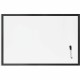 U Brands Magnetic Dry Erase Board, 23 x 35 Inches, Black Wood Frame (311U00-01) - 23" (1.9 ft) Width x 35" (2.9 ft) Height - Whi