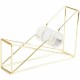 U Brands Vena Tape Dispenser - 1" Core - Refillable - Easy to Use, Sturdy, Lightweight - Metal - Gold - 1 Each