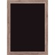 U Brands Decor Magnetic Chalkboard - 23" Width x 17" Height - Rustic Wood Frame - Horizontal/Vertical - 1 Each