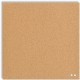 U Brands Square Cork Bulletin Board, 14 x 14 Inches, Frameless, Natural, Push Pins Included (463U00-04) - Natural Cork Surface -