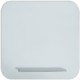 U Brands Magnetic White Glass Dry-Erase Board, 35" X 35" - 35" (3 ft) Width x 35" (3 ft) Height - White Tempered Glass Surface -