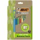 BIC Ecolutions Xtra Life Mechanical Pencil - 2 Lead - 0.7 mm Lead Diameter - Black Lead - Assorted Barrel - 12 / Pack